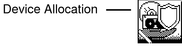 Shows the Device Allocation icon.